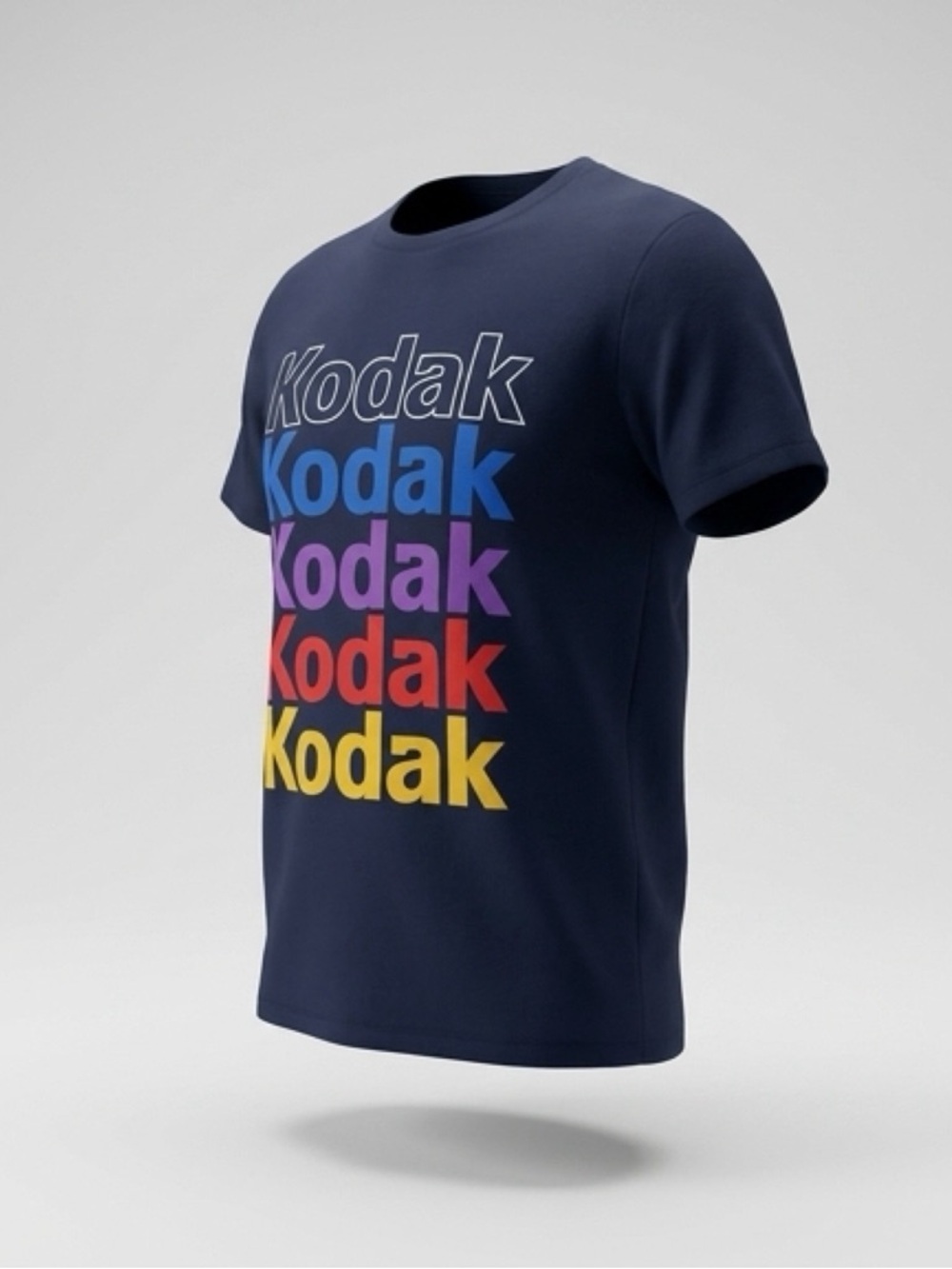 Kodak Black Short Sleeve Tee with Rainbow Stack Logo